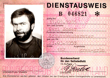 Karl Esser - Dienstausweis